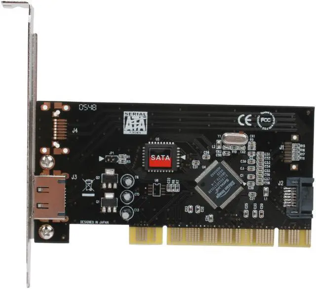 Alt view image 3 of 7 - SYBA SD-SATA-1E1I PCI SATA Controller Card