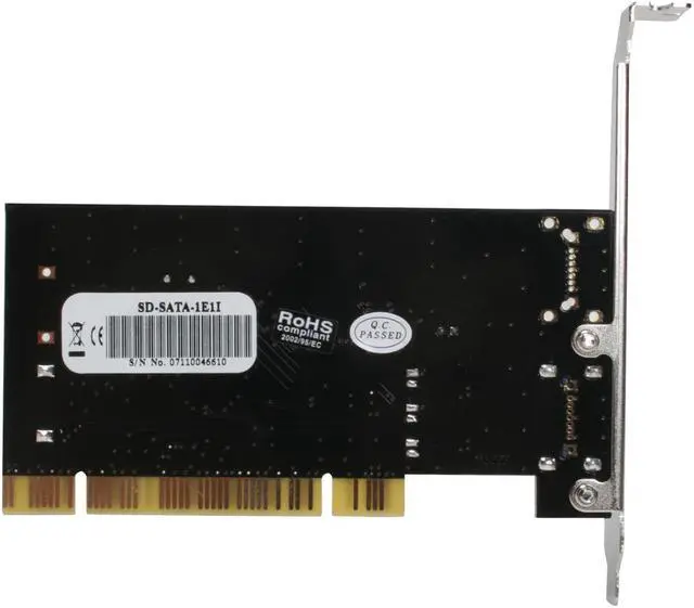 Alt view image 4 of 7 - SYBA SD-SATA-1E1I PCI SATA Controller Card