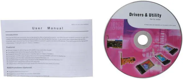 Alt view image 6 of 7 - SYBA SD-SATA-1E1I PCI SATA Controller Card