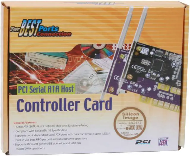 Alt view image 7 of 7 - SYBA SD-SATA-1E1I PCI SATA Controller Card