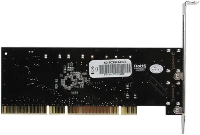 Alt view image 3 of 6 - SYBA SD-PCXSA2-2E2R PCI-X SATA RAID Controller Card