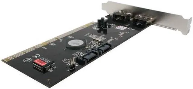 Alt view image 4 of 6 - SYBA SD-PCXSA2-2E2R PCI-X SATA RAID Controller Card