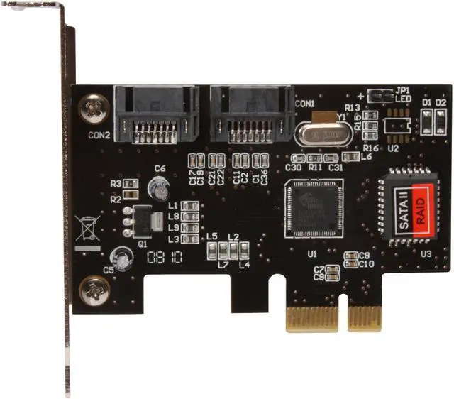 Alt view image 2 of 5 - SYBA SD-LP-PEX2IR PCI Express Low Profile SATA II (3.0Gb/s) Controller Card