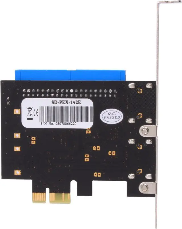 Alt view image 4 of 7 - SYBA SD-PEX-JM1A2E PCI Express SATA / IDE Controller Card