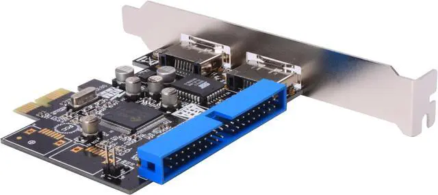 Alt view image 5 of 7 - SYBA SD-PEX-JM1A2E PCI Express SATA / IDE Controller Card
