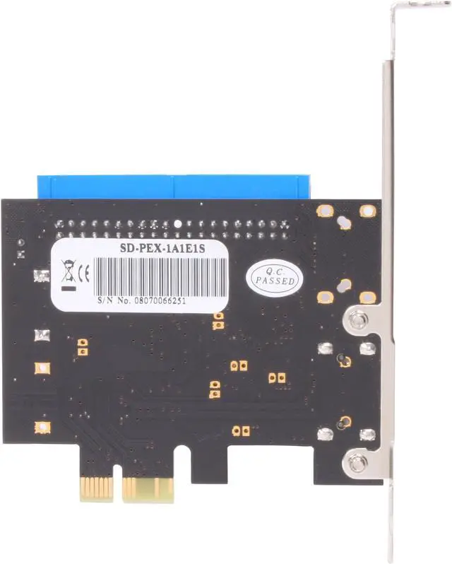 Alt view image 4 of 7 - SYBA SD-PEX-JM1A1E1S PCI Express SATA / IDE Controller Card