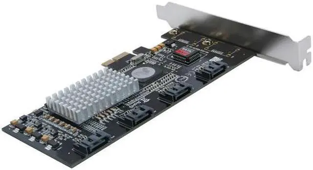 Alt view image 5 of 6 - SYBA SY-PEX40008 PCI Express Low Profile Ready SATA II (3.0Gb/s) Software RAID Controller Card