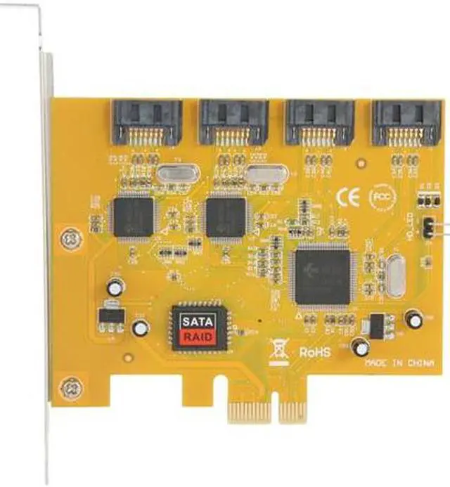 Alt view image 3 of 6 - SYBA SY-PEX40013 PCI Express SATA RAID Controller Card