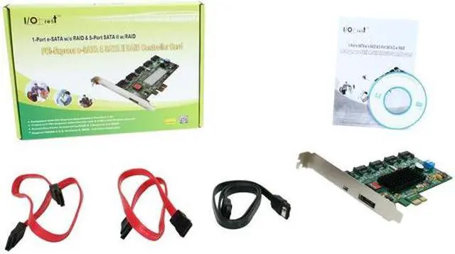 Alt view image 6 of 6 - SYBA SY-PEX40016 PCI Express SATA II (3.0Gb/s) RAID Controller Card