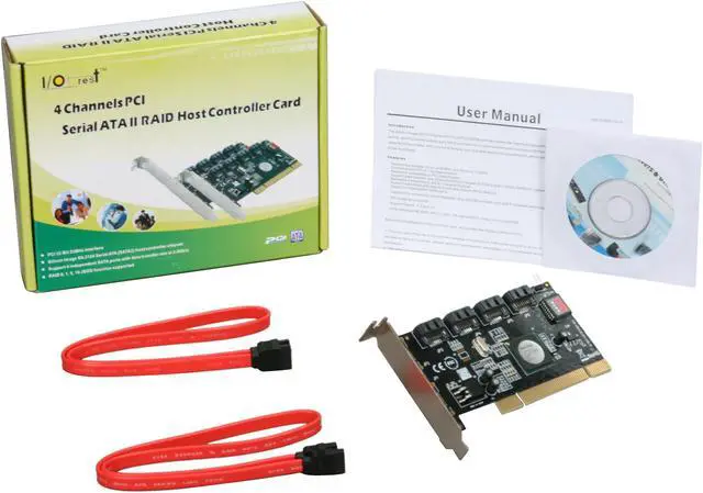 Alt view image 5 of 5 - SYBA SY-PCI40026 PCI Low Profile SATA II (3.0Gb/s) RAID Controller Card