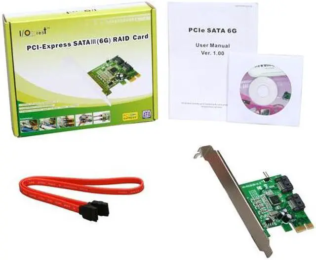 Alt view image 5 of 5 - SYBA SY-PEX40032 PCI-Express 2.0 x1 SATA III (6.0Gb/s) RAID Controller Card