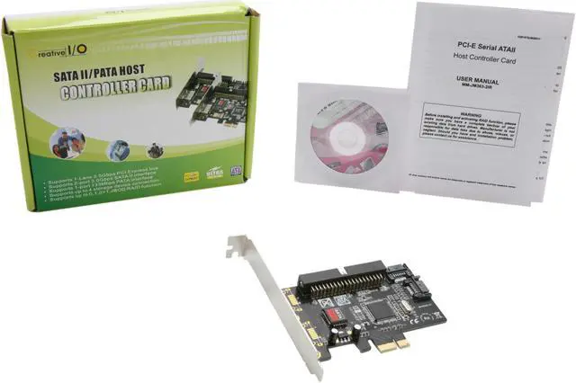 Alt view image 5 of 5 - SYBA SY-PEX50039 PCI Express SATA / IDE RAID Controller Card