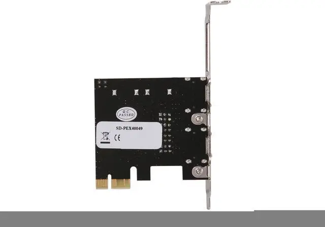 Alt view image 4 of 5 - SYBA SD-PEX40049 Flex-2-port SATA III 6Gbps PCIe Card, Hard Drive Connectors can be set as External or Internal Ports by Jumpers