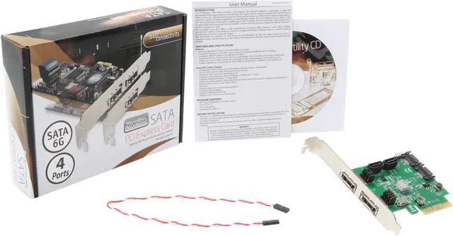Alt view image 5 of 5 - SYBA SD-PEX40054 PCI-Express 2.0 x2 SATA III (6.0Gb/s) HyperDuo 4-port RAID Controller Card