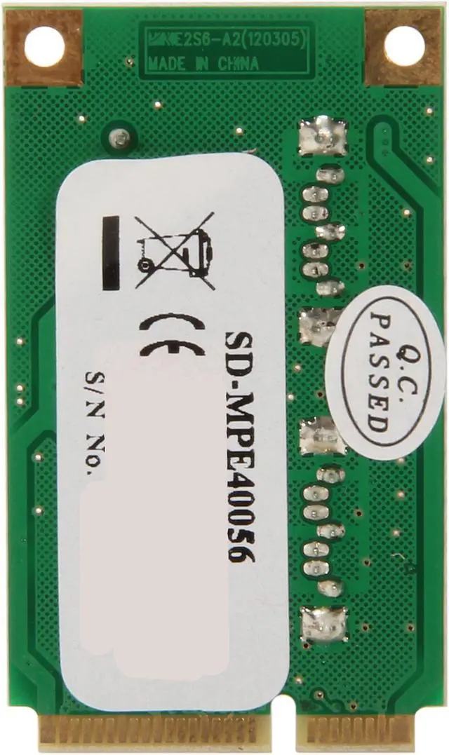 Alt view image 3 of 4 - SYBA 2-Port SATA 6G Card, Mini PCI-Express Form Factor, non-RAID, ASM1061 Chipset Model SD-MPE40056