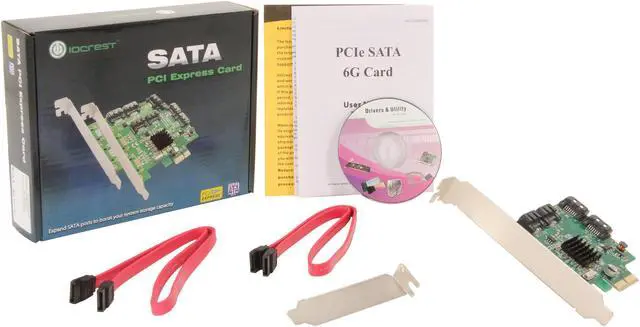 Alt view image 5 of 5 - SYBA SI-PEX40057 PCI-Express 2.0 x2 Low Profile SATA III (6.0 Gb/s) 4-port RAID Card