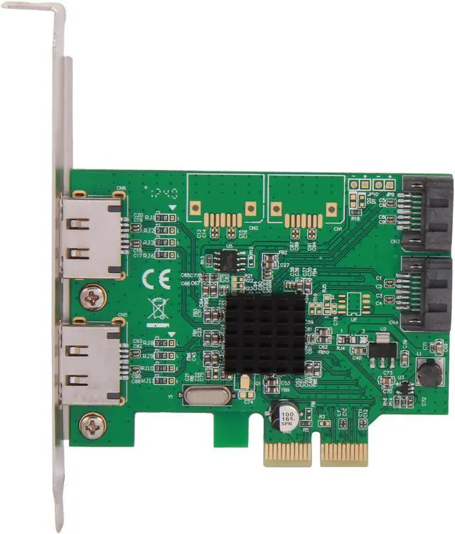 Alt view image 2 of 5 - SYBA SI-PEX40063 PCI-Express 2.0 x2 Low Profile Ready SATA III (6.0Gb/s) Controller Card