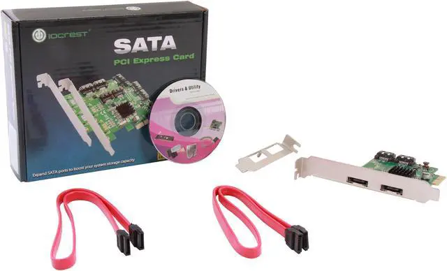 Alt view image 5 of 5 - SYBA SI-PEX40063 PCI-Express 2.0 x2 Low Profile Ready SATA III (6.0Gb/s) Controller Card