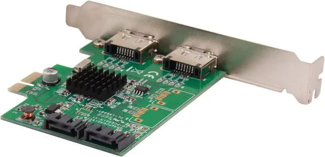 Alt view image 6 of 6 - SYBA SI-PEX40065 PCI-Express x1 Low Profile Ready SATA III (6.0Gb/s) Controller Card
