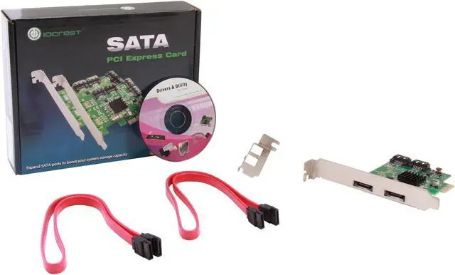Alt view image 7 of 6 - SYBA SI-PEX40065 PCI-Express x1 Low Profile Ready SATA III (6.0Gb/s) Controller Card