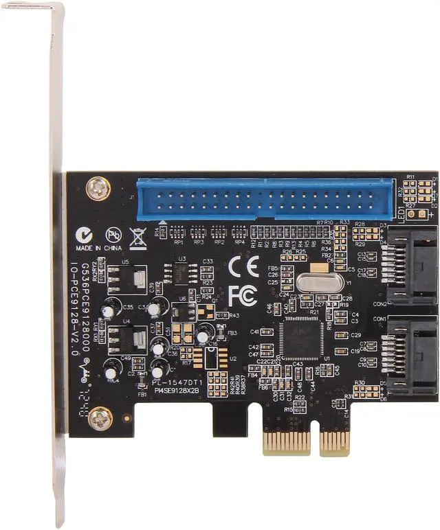 Alt view image 3 of 5 - SYBA SI-PEX40059 PCI-Express 2.0 x1 Low Profile Ready SATA / IDE Combo Controller Card