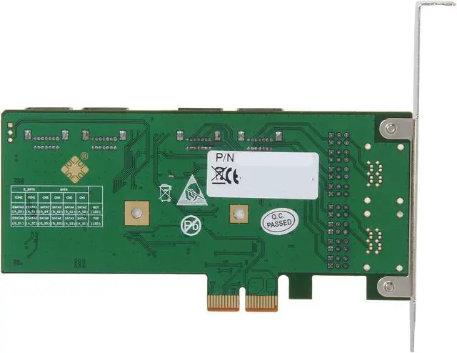 Alt view image 3 of 5 - SYBA SI-PEX40071 8 Internal SATA III Ports PCI-Express Card, PCI-e x2 Slot, Specification V2.0 Plus Low Profile Bracket