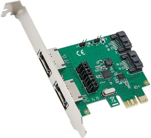 Main image of SYBA SD-PEX40100 PCI-Express 2.0 x1 Low Profile SATA III (6.0Gb/s) 2 Port Raid Controller Card