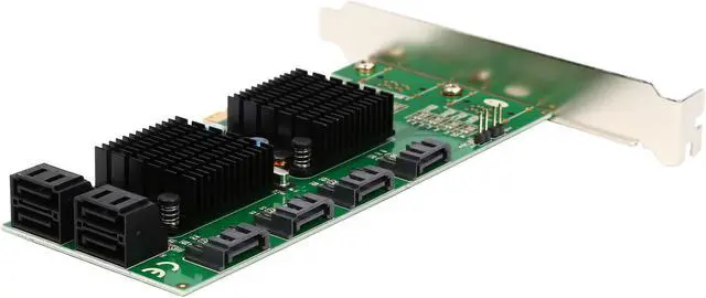 Alt view image 5 of 6 - SYBA SD-PEX40104 SATA 8-Port SATA III 6G PCI-E 2.0 x1 Card