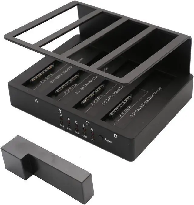 Alt view image 3 of 5 - Syba SY-ENC50092 USB 3.0 or eSATA 4 Bay HDD Dock with RAID 0/1/3/5/10