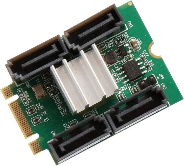 Alt view image 2 of 6 - SYBA SD-ADA40118 Others M.2 to 4-port SATA III Adapter