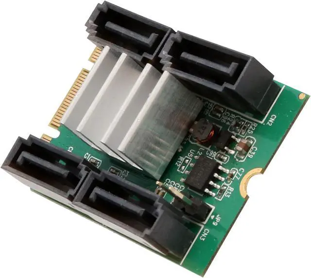 Alt view image 3 of 6 - SYBA SD-ADA40118 Others M.2 to 4-port SATA III Adapter