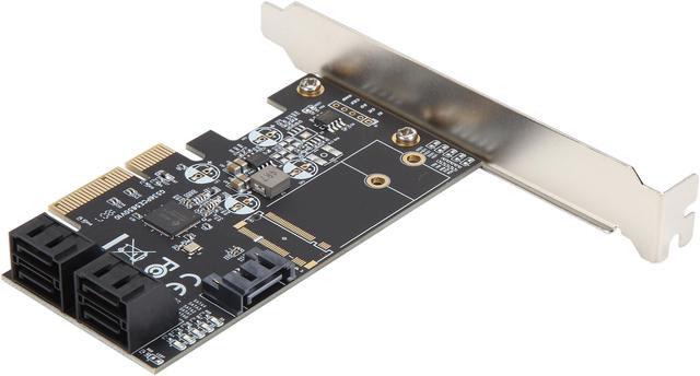 Alt view image 6 of 6 - SYBA 5 x Port Non-RAID SATA III 6 Gbp/s PCI-e x4 Controller Card Model SI-PEX40139