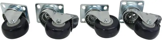 Alt view image 2 of 4 - StarTech.com 4POSTCASTER Caster Kit for Open Frame Rack