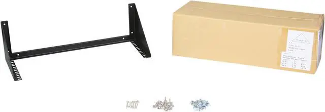 Alt view image 4 of 4 - StarTech.com RK419WALLV 4U 19 in Steel Vertical Wall Mount Equipment Rack Bracket