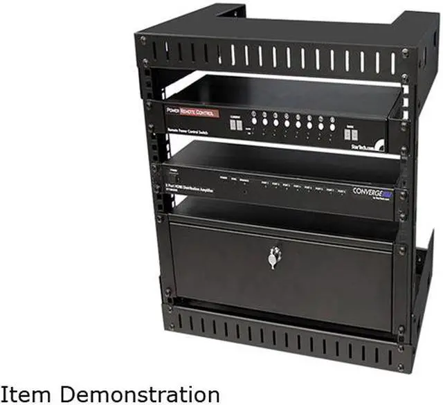 Alt view image 4 of 7 - StarTech.com RK812WALLO 8U 8U Open Frame Wall Mount Equipment Rack