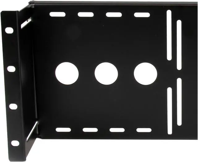 Alt view image 2 of 7 - StarTech.com RKLCDBK 4U Universal VESA LCD Monitor Mounting Bracket for 19in Rack or Cabinet