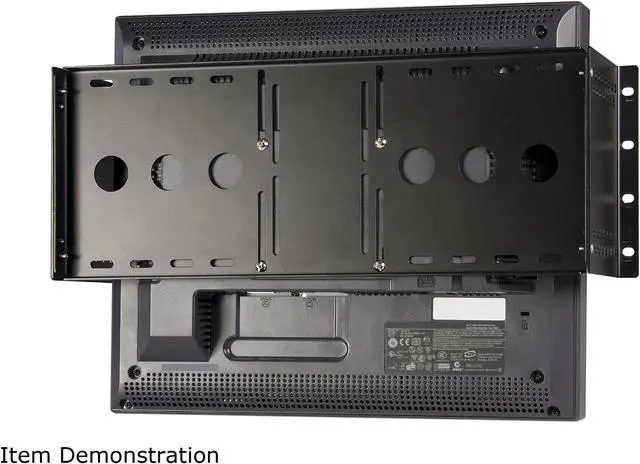 Alt view image 3 of 7 - StarTech.com RKLCDBK 4U Universal VESA LCD Monitor Mounting Bracket for 19in Rack or Cabinet