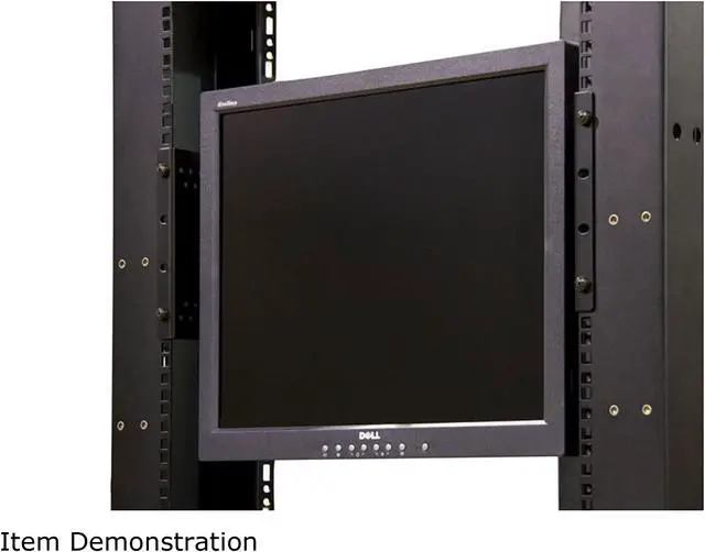 Alt view image 4 of 7 - StarTech.com RKLCDBK 4U Universal VESA LCD Monitor Mounting Bracket for 19in Rack or Cabinet