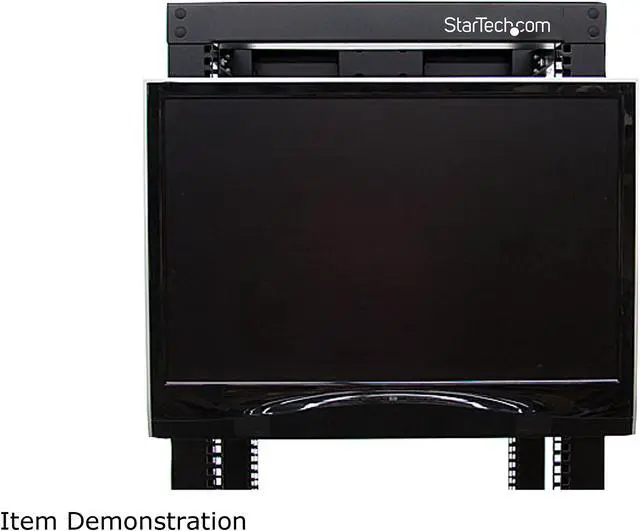 Alt view image 6 of 7 - StarTech.com RKLCDBK 4U Universal VESA LCD Monitor Mounting Bracket for 19in Rack or Cabinet