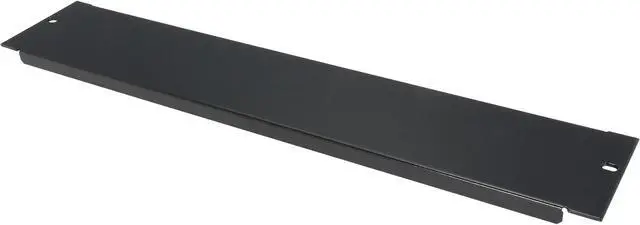 Main image of StarTech BLANKB2 StarTech.com Blanking Panel - 2U - 19 in - Steel - Black - Blank Rack Panel - Filler Panel - Rack Mount Panel - Rack Blanks