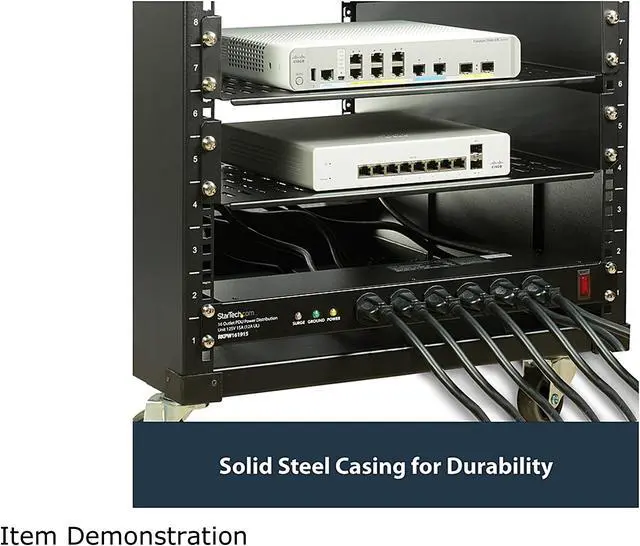 Alt view image 5 of 6 - StarTech.com RKPW161915A 19in 1U Rackmount 16 Outlet PDU Power Distribution Unit 125V 15A (12A UL)