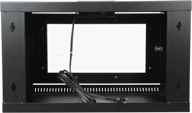 Alt view image 4 of 6 - StarTech.com RK619WALL 6U 19in Wall Mount Server Rack Cabinet w/ Acrylic Door