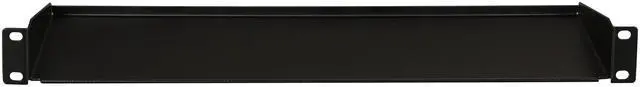 Alt view image 4 of 4 - StarTech.com CABSHELF1U 1U 7 in Depth Universal Fixed Rack Mount Shelf - 33 lbs / 15 kg - 1U Rack Shelf - Server Cabinet Shelf - Fixed Rack Shelf