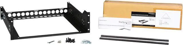 Alt view image 5 of 5 - StarTech.com UNIRAILS3U 3U Fixed 19" Adjustable Depth Universal Server Rack Rails