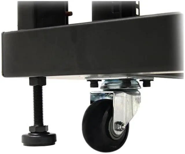 Alt view image 5 of 6 - StarTech.com RK2536BKF Portable Server Rack Cabinet - 25U - 36 in - Network Cabinet - Rolling Server Rack - Server Rack with Casters