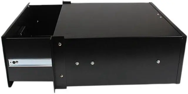 Alt view image 2 of 4 - StarTech.com 4UDRAWER 4U Black Steel Storage Drawer for 19in Racks and Cabinets