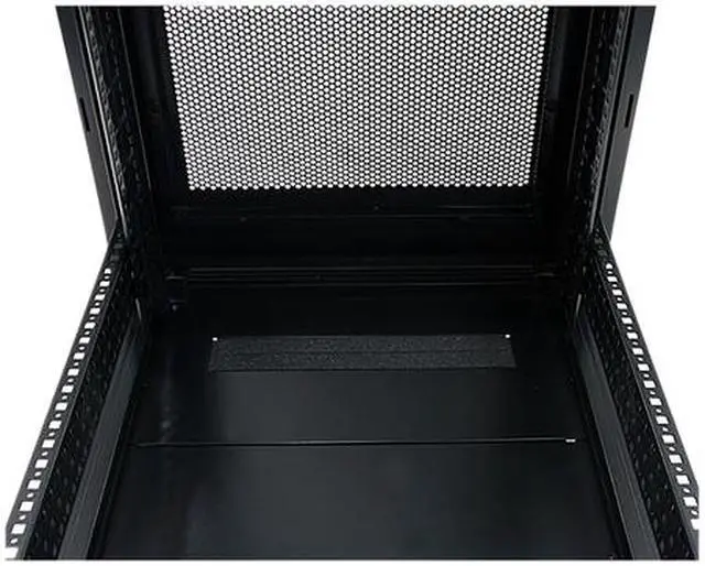 Alt view image 5 of 6 - StarTech.com RK1236BKF Portable Server Rack Cabinet - 12U Server Rack - 36 in - with Glass Door - Network Cabinet - Rolling Server Rack with Casters