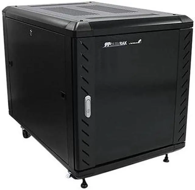 Main image of StarTech.com RK1236BKF 12U 36in Knock-Down Server Rack Cabinet with Casters