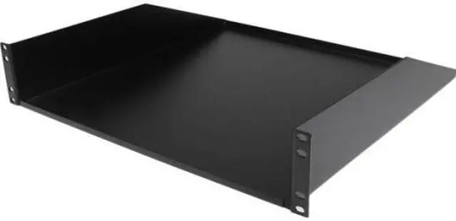 Main image of StarTech.com 1U Rack Mount Cantilever Shelf - Heavy Duty Fixed Server Rack Cabinet Shelf - 125lbs / 56kg