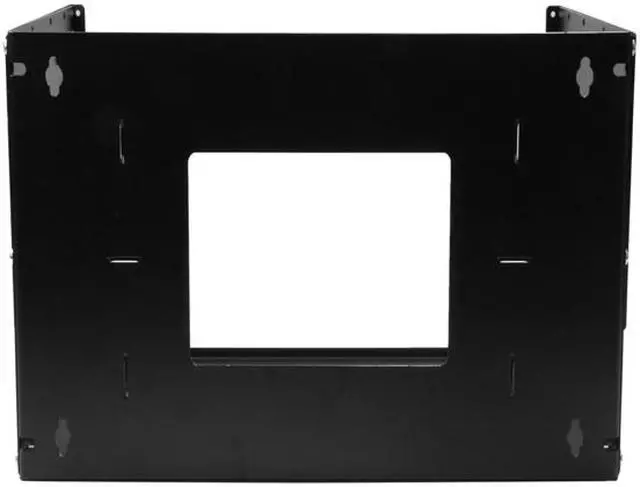 Alt view image 4 of 5 - StarTech.com 4U Wall-Mount Server Rack with Built-in Shelf - Solid Steel - Adjustable Depth 12in to 18in